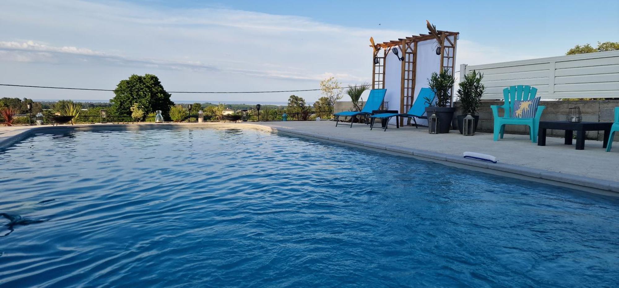 Villa Bistinetti Rez De Villa Tout Confort Avec Piscine Penta di Casinca Kültér fotó
