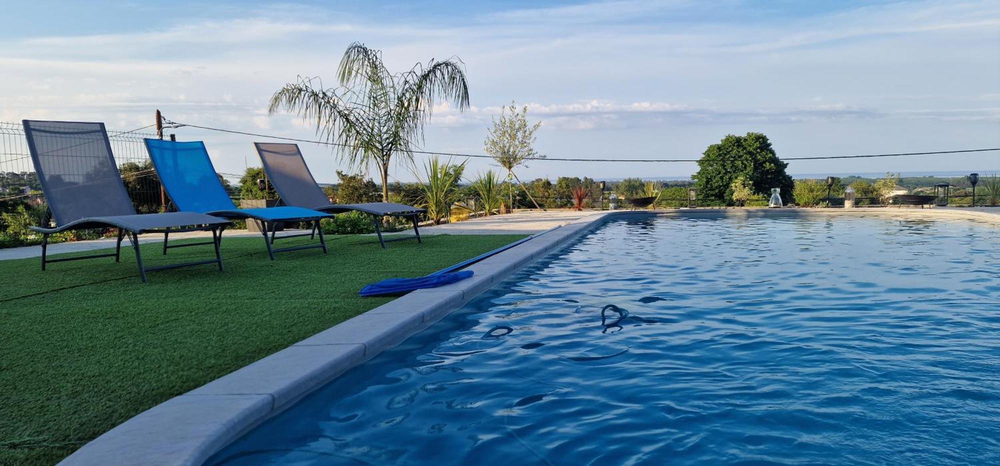 Villa Bistinetti Rez De Villa Tout Confort Avec Piscine Penta di Casinca Kültér fotó
